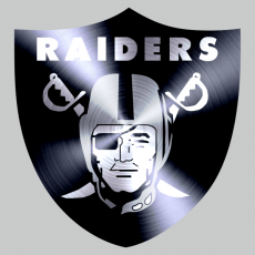 Oakland Raiders Stainless steel logo custom vinyl decal