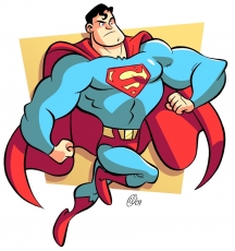 Superman Logo 01 heat sticker