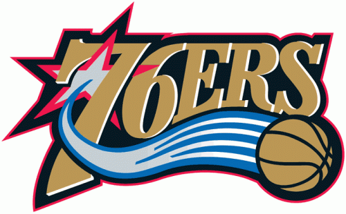 Philadelphia 76ers 1997-2008 Primary Logo heat sticker