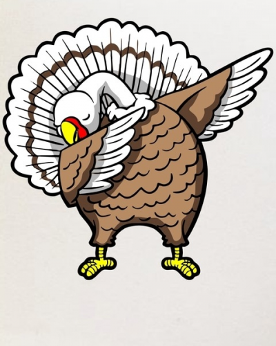 Thanksgiving Day Logo 13 heat sticker