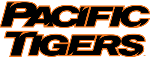 Pacific Tigers 1998-Pres Wordmark Logo 02 heat sticker