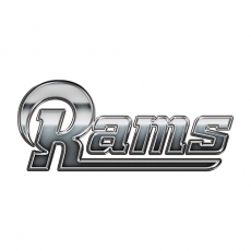 Los Angeles Rams Silver Logo heat sticker