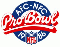 Pro Bowl 1986 Logo heat sticker