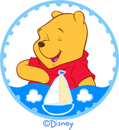 Disney Pooh Logo 18 heat sticker