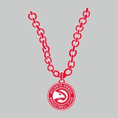 Atlanta Hawks Necklace logo heat sticker