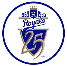 Kansas City Royals 1993 Anniversary Logo heat sticker