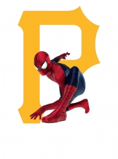 Pittsburgh Pirates Spider Man Logo heat sticker