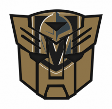 Autobots Vegas Golden Knights logo custom vinyl decal