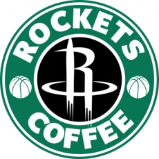 Houston Rockets Starbucks Coffee Logo custom vinyl decal