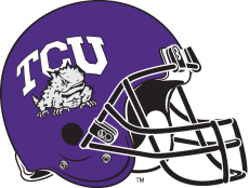 TCU Horned Frogs 1995-Pres Helmet Logo custom vinyl decal