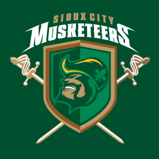 Sioux City Musketeers 2010 11-Pres Alternate Logo custom vinyl decal