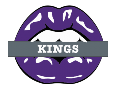 Sacramento Kings Lips Logo custom vinyl decal