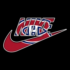Montreal Canadiens Nike logo heat sticker