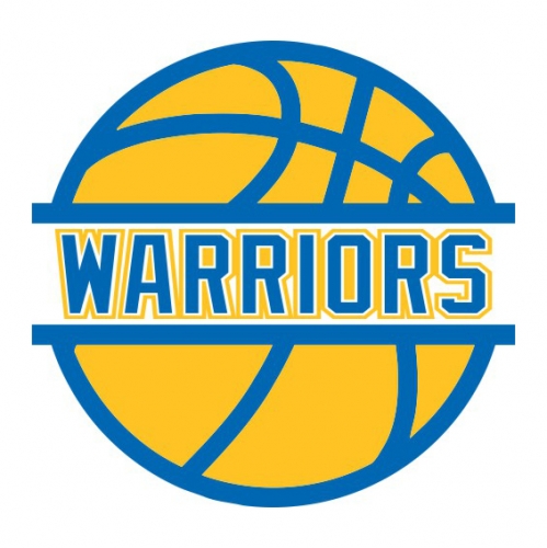 Basketball Golden State Warriors Logo heat sticker