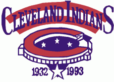 Cleveland Indians 1993 Stadium Logo heat sticker