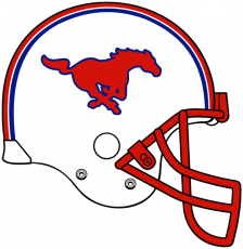 SMU Mustangs 2008-Pres Helmet Logo custom vinyl decal