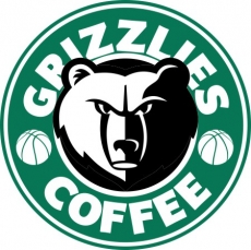 Memphis Grizzlies Starbucks Coffee Logo custom vinyl decal