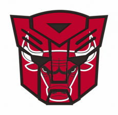 Autobots Chicago Bulls logo heat sticker