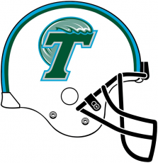 Tulane Green Wave 1998-2013 Helmet Logo 01 heat sticker