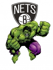 Brooklyn Nets Hulk Logo custom vinyl decal