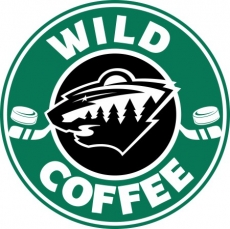 Minnesota Wild Starbucks Coffee Logo heat sticker