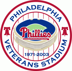 Philadelphia Phillies 2003 Stadium Logo custom vinyl decal