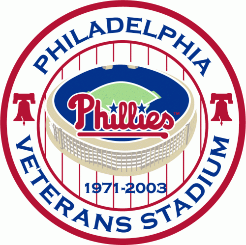 Philadelphia Phillies 2003 Stadium Logo custom vinyl decal