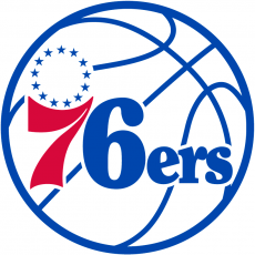 Philadelphia 76ers 2015-2016 Pres Alternate Logo 2 heat sticker