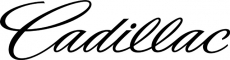 Cadillac Text Logo 03 heat sticker