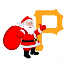 Pittsburgh Pirates Santa Claus Logo heat sticker