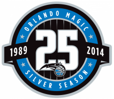 Orlando Magic 2013-2014 Anniversary Logo heat sticker