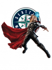 Seattle Mariners Thor Logo heat sticker
