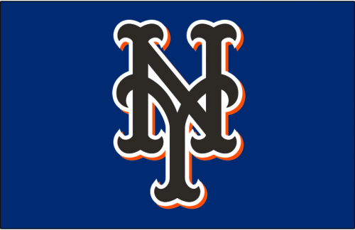 New York Mets 2003-2009 Batting Practice Logo heat sticker
