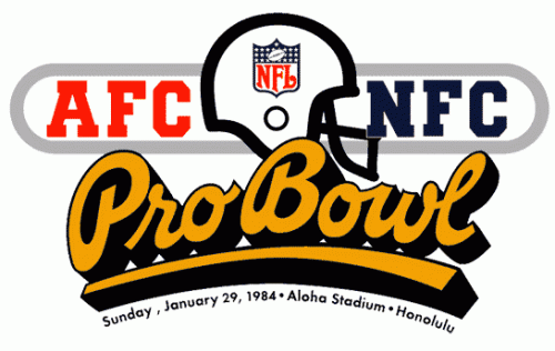 Pro Bowl 1984 Logo custom vinyl decal