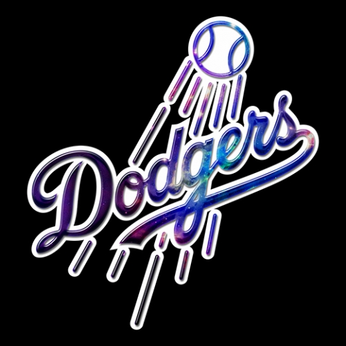 Galaxy Los Angeles Dodgers Logo heat sticker