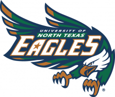 North Texas Mean Green 1995-2004 Primary Logo heat sticker