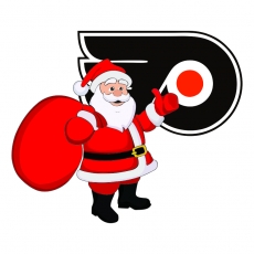 Philadelphia Flyers Santa Claus Logo heat sticker
