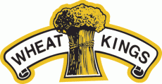 Brandon Wheat Kings 1986 87-2002 03 Primary Logo heat sticker