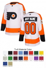 Philadelphia Flyers Custom Letter and Number Kits for Away Jersey Material Twill