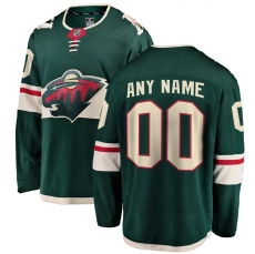 Minnesota Wild Custom Letter and Number Kits for Home Jersey Material Vinyl