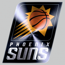 Phoenix Suns Stainless steel logo heat sticker