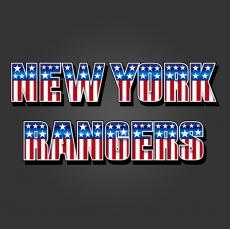 New York Rangers American Captain Logo heat sticker