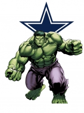 Dallas Cowboys Hulk Logo custom vinyl decal