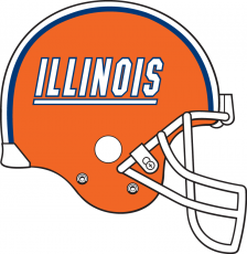 Illinois Fighting Illini 2005-2012 Helmet heat sticker