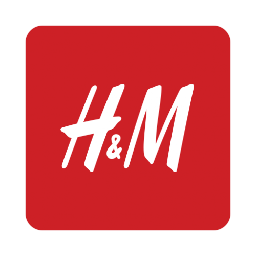 H&M brand logo 01 heat sticker