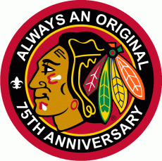 Chicago Blackhawks 2000 01 Anniversary Logo custom vinyl decal