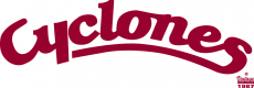 Iowa State Cyclones 1987-1994 Wordmark Logo 02 heat sticker
