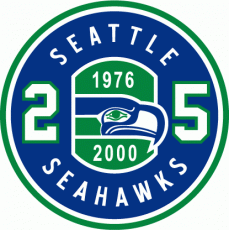 Seattle Seahawks 2000 Anniversary Logo custom vinyl decal