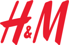 H&M brand logo 02 heat sticker