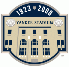 New York Yankees 2008 Stadium Logo heat sticker